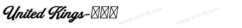 United Kings字体转换